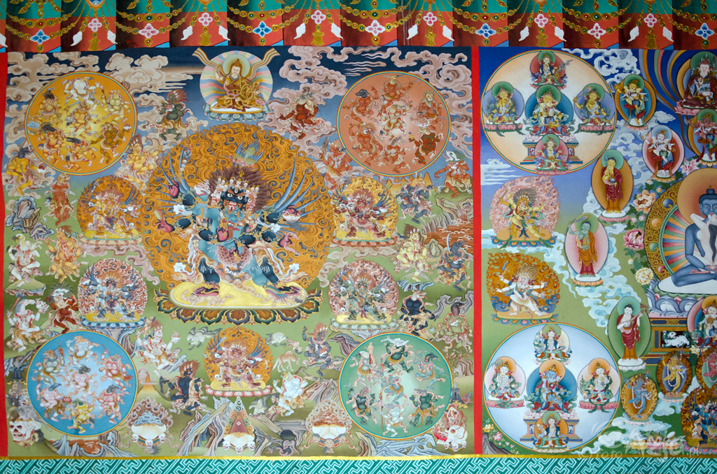 Dzień 11: Mahakala czyli tybetański strażnik Dharmy - nowe freski w Saldang Gompa